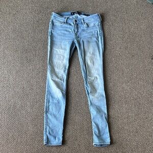 Hollister Women's Light Blue Skinny Jeans